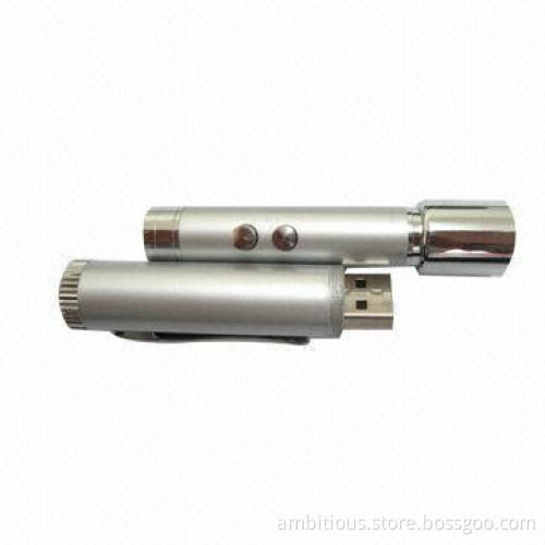 USB pen drive with laser pointer